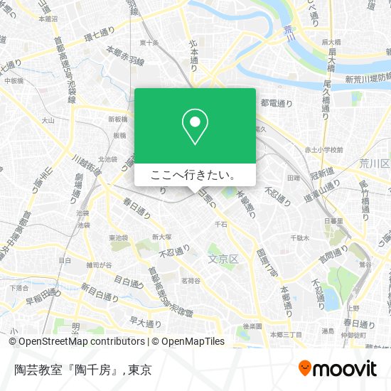 陶芸教室『陶千房』地図