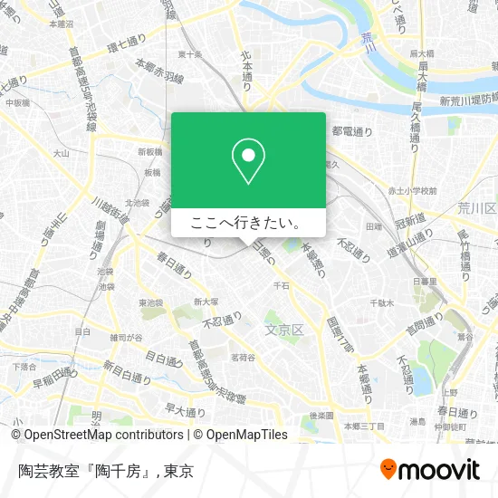 陶芸教室『陶千房』地図