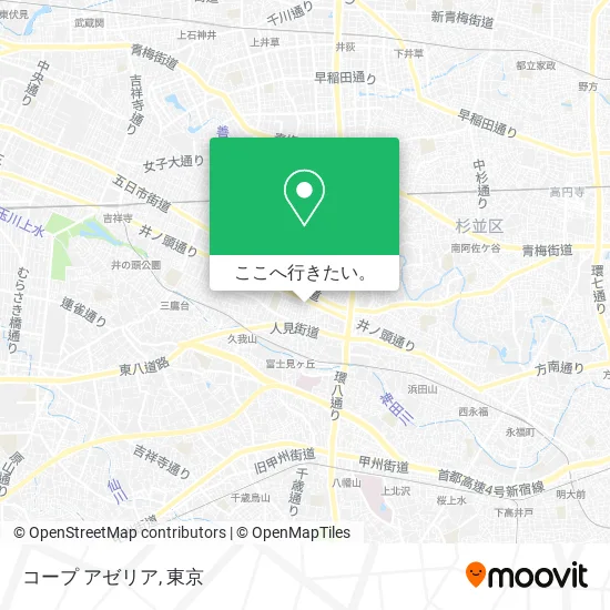 コープ アゼリア地図