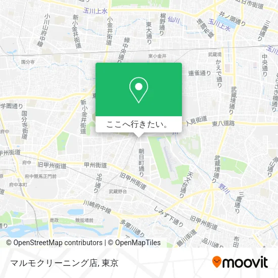 マルモクリーニング店地図