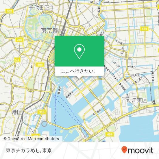 東京チカラめし地図