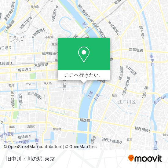 旧中川・川の駅地図