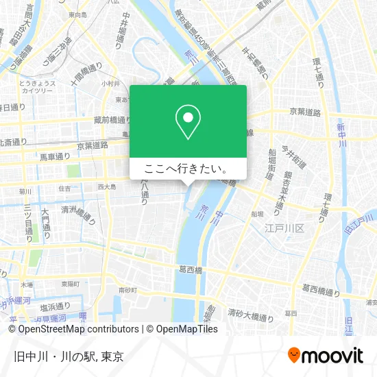 旧中川・川の駅地図