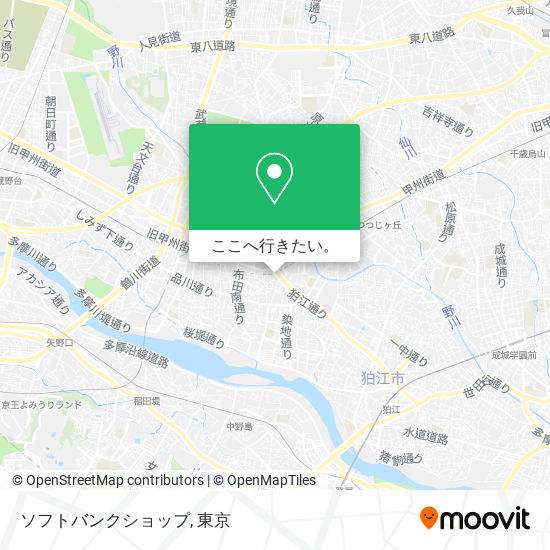 ソフトバンクショップ地図