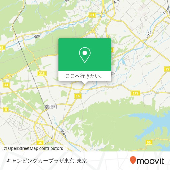キャンピングカープラザ東京地図