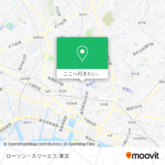 ローソン・スリーエフ地図