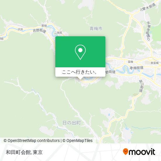和田町会館地図