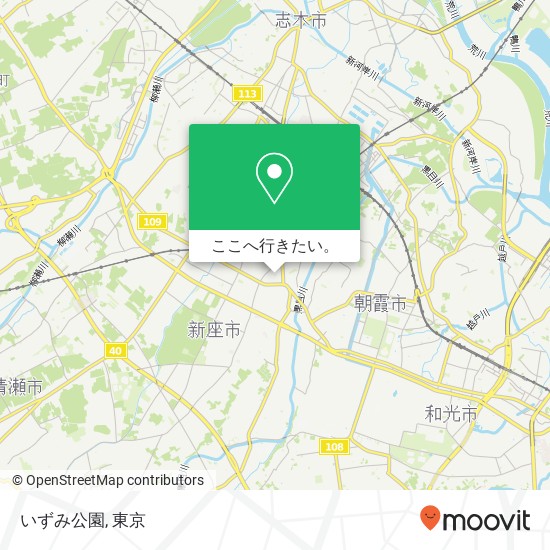 いずみ公園地図