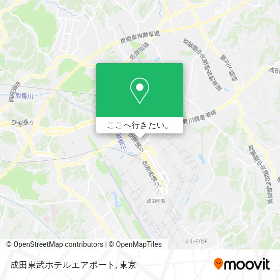 成田東武ホテルエアポート地図
