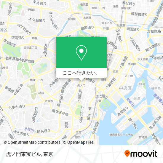 虎ノ門東宝ビル地図