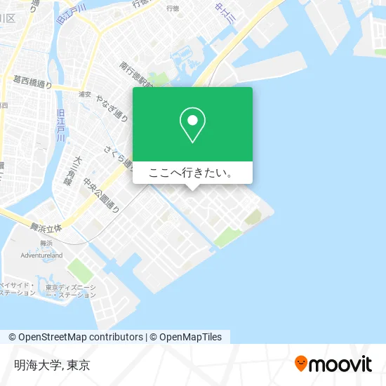 明海大学地図
