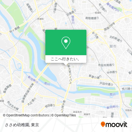 ささめ幼稚園地図