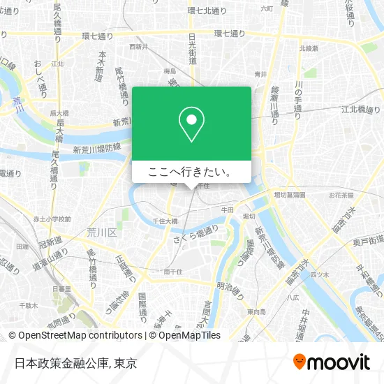 日本政策金融公庫地図