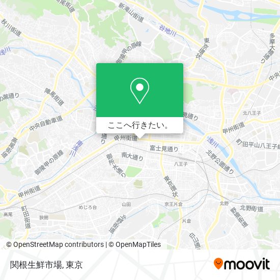 関根生鮮市場地図