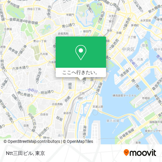 Ntt三田ビル地図