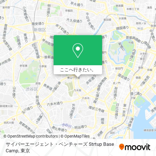 サイバーエージェント・ベンチャーズ Strtup Base Camp地図