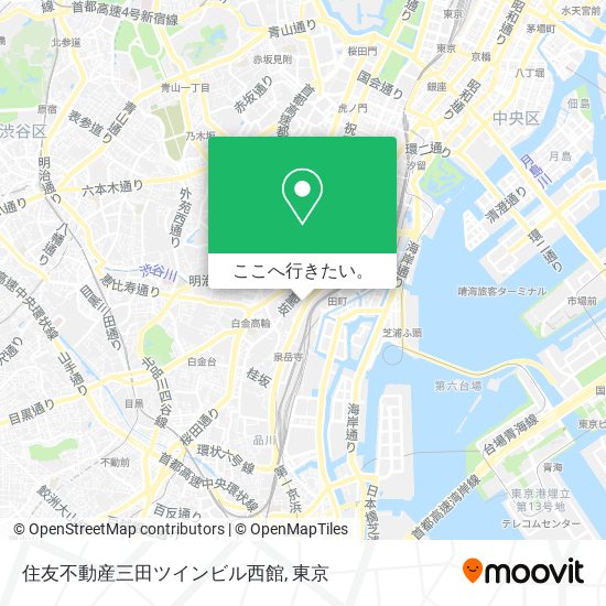 住友不動産三田ツインビル西館地図