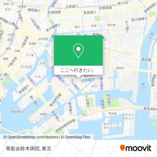 青藍会鈴木病院地図