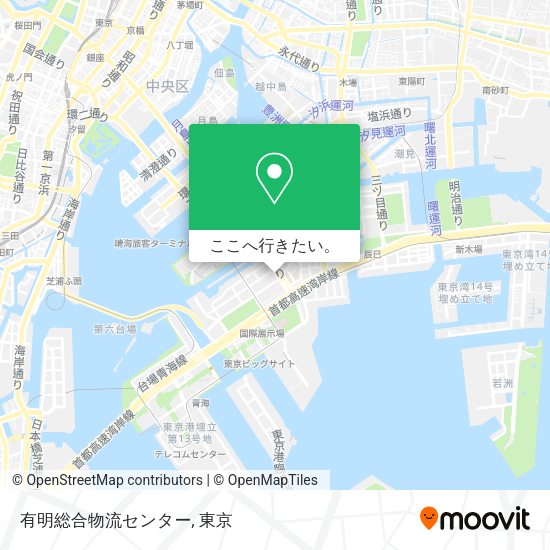 有明総合物流センター地図