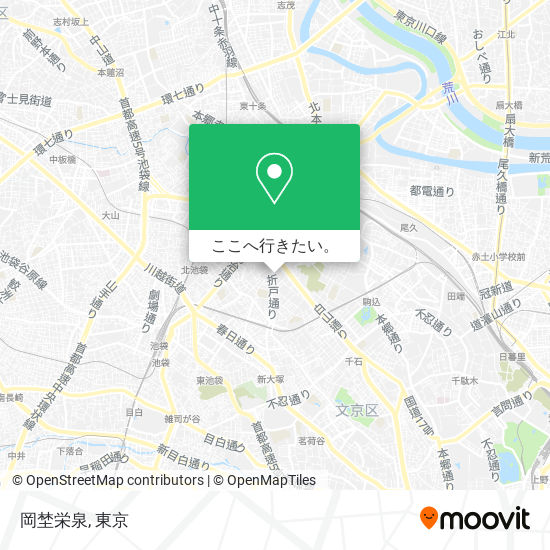 岡埜栄泉地図