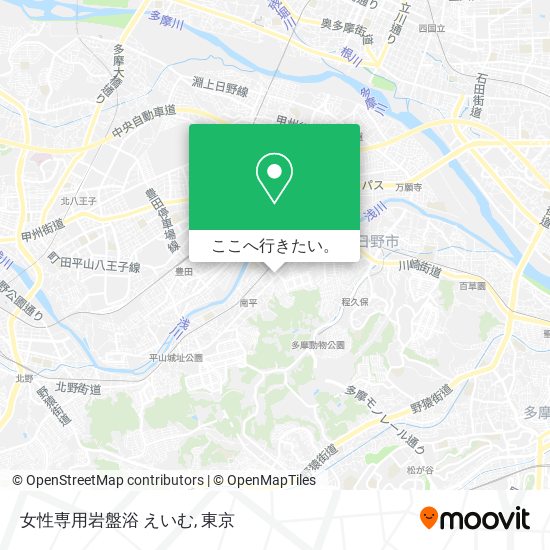 女性専用岩盤浴 えいむ地図