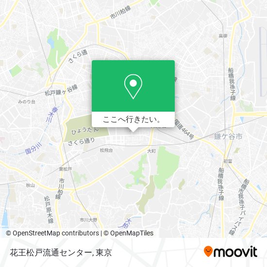 花王松戸流通センター地図