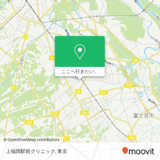 上福岡駅前クリニック地図
