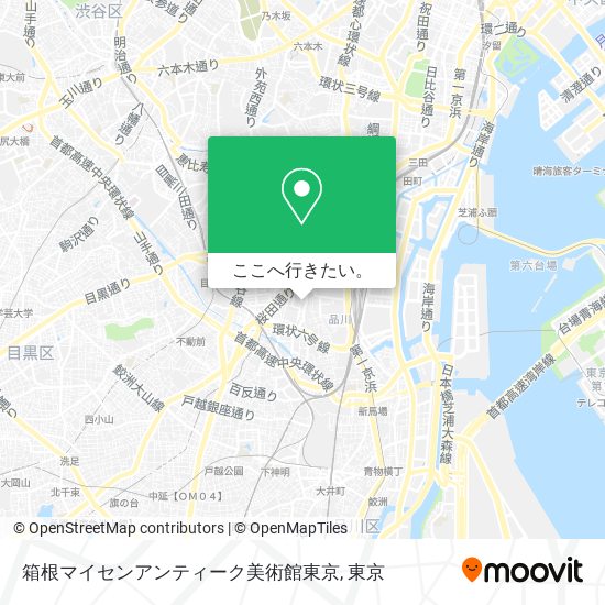 箱根マイセンアンティーク美術館東京地図
