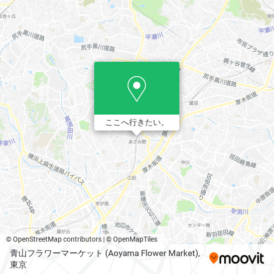 青山フラワーマーケット (Aoyama Flower Market)地図