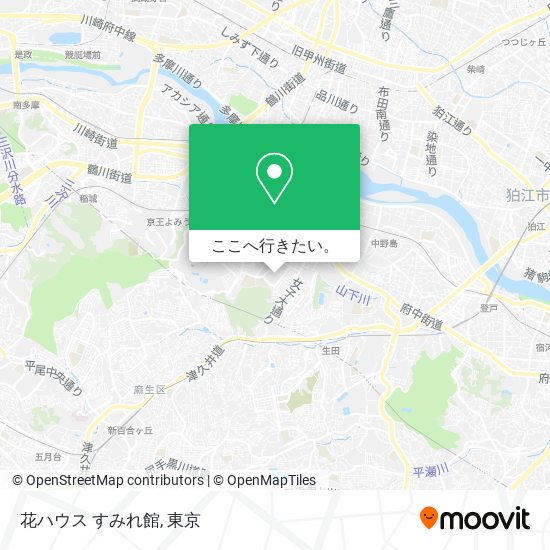 花ハウス すみれ館地図