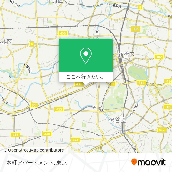 本町アパートメント地図