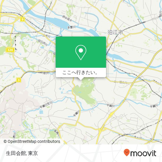 生田会館地図