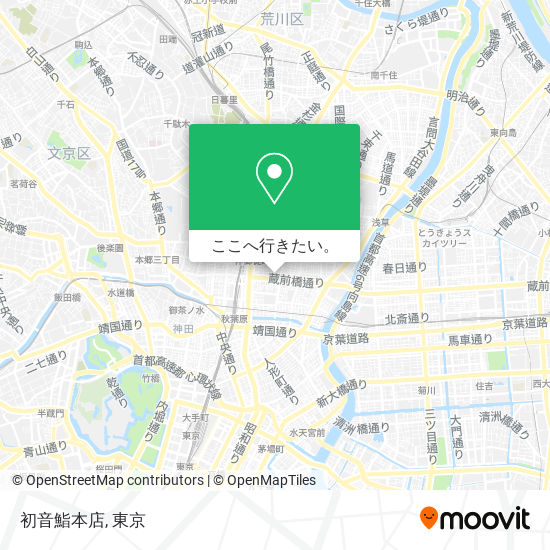 初音鮨本店地図