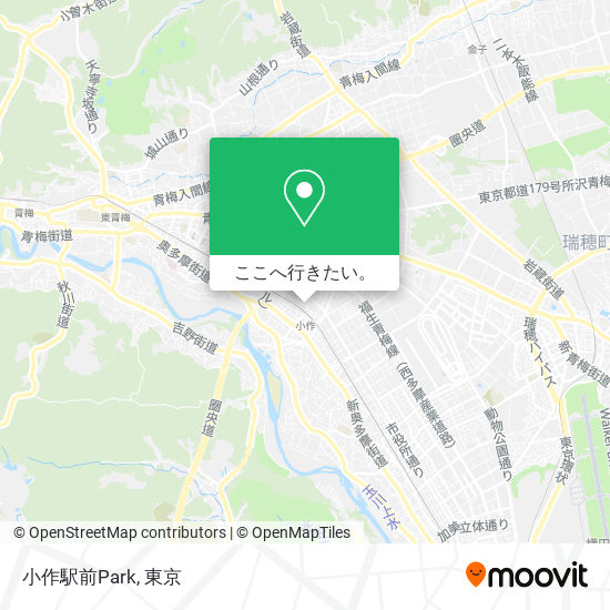 小作駅前Park地図