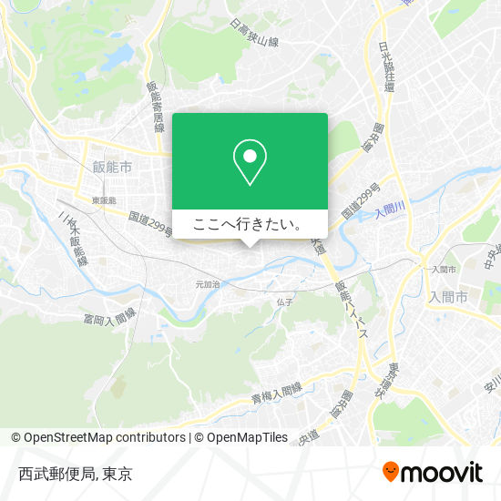 西武郵便局地図