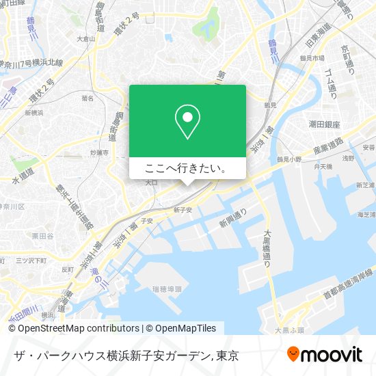 ザ・パークハウス横浜新子安ガーデン地図