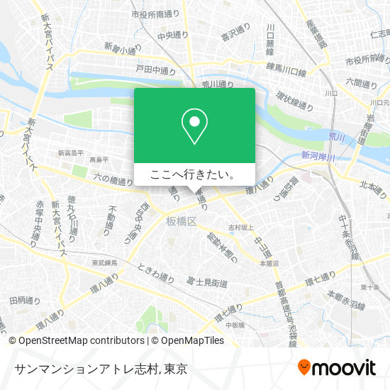 サンマンションアトレ志村地図