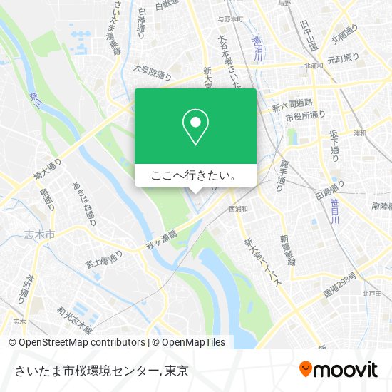 さいたま市桜環境センター地図