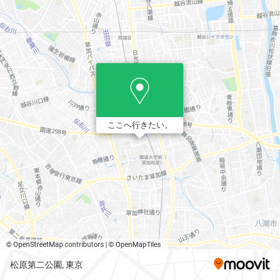 松原第二公園地図