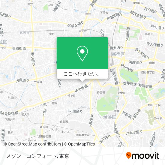 メゾン・コンフォート地図