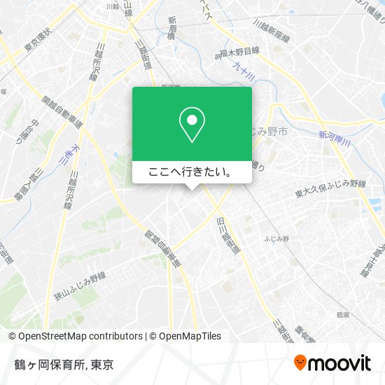 鶴ヶ岡保育所地図