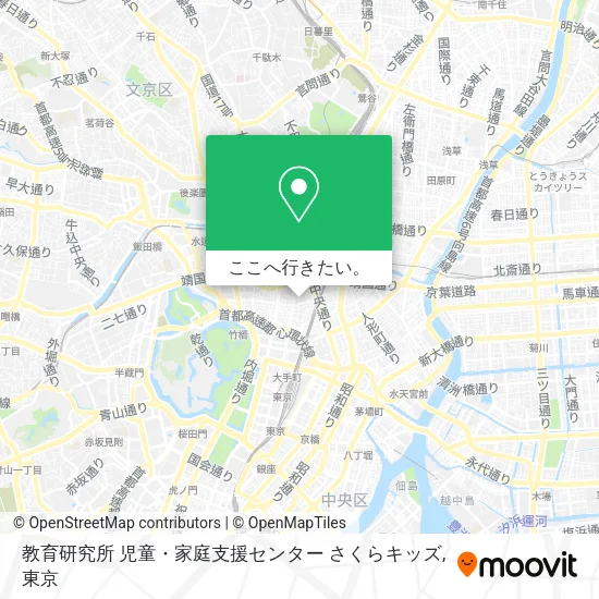 教育研究所 児童・家庭支援センター さくらキッズ地図