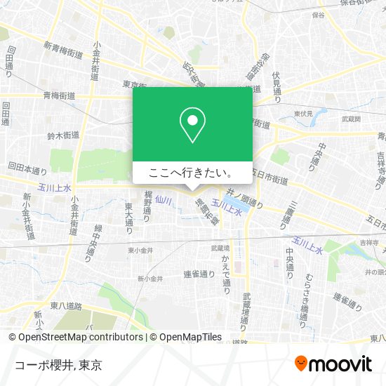 コーポ櫻井地図