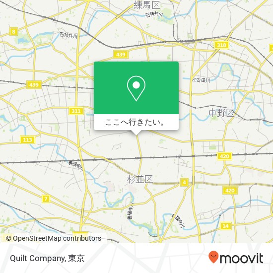 Quilt Company地図