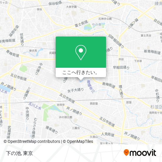 下の池地図