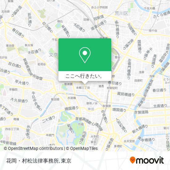 花岡・村松法律事務所地図