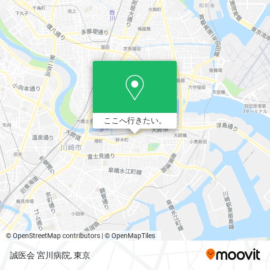 誠医会 宮川病院地図