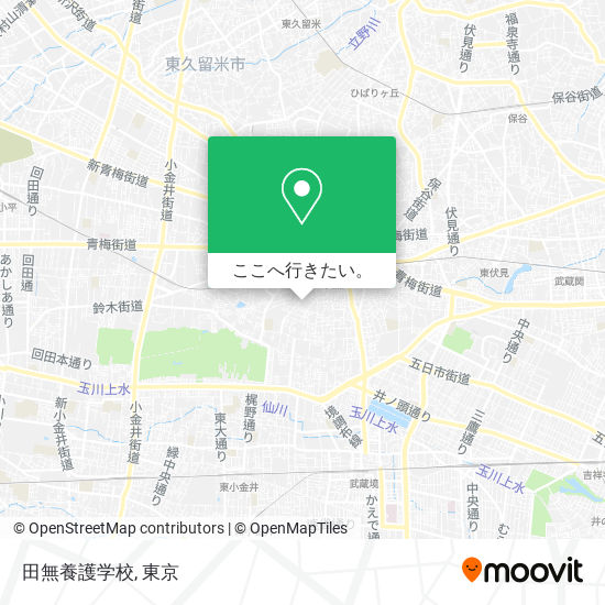 田無養護学校地図