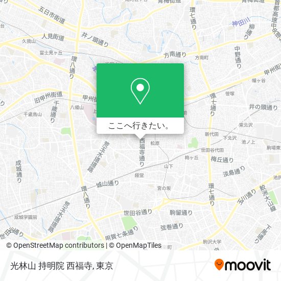 光林山 持明院 西福寺地図
