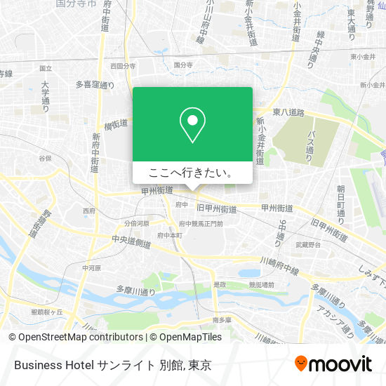 Business Hotel サンライト 別館地図
